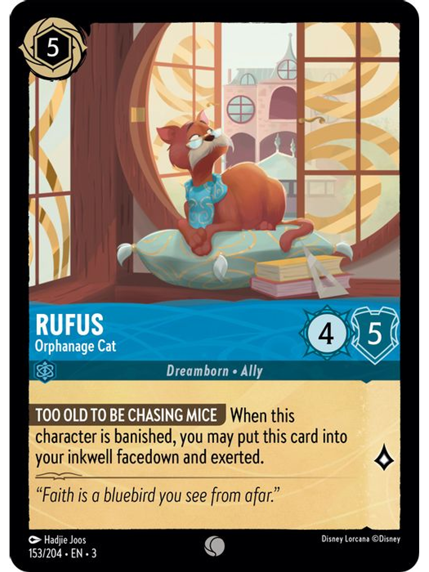 Rufus - Orphanage Cat  - 153/204 - Common 1