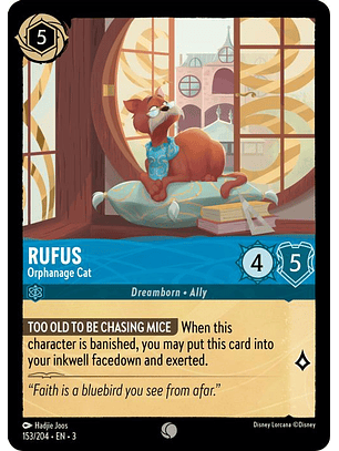 Rufus - Orphanage Cat  - 153/204 - Common
