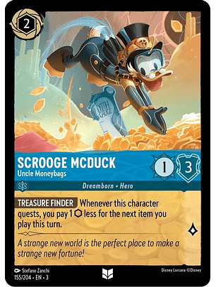 Scrooge McDuck - Uncle Moneybags  - 155/204 - Uncommon