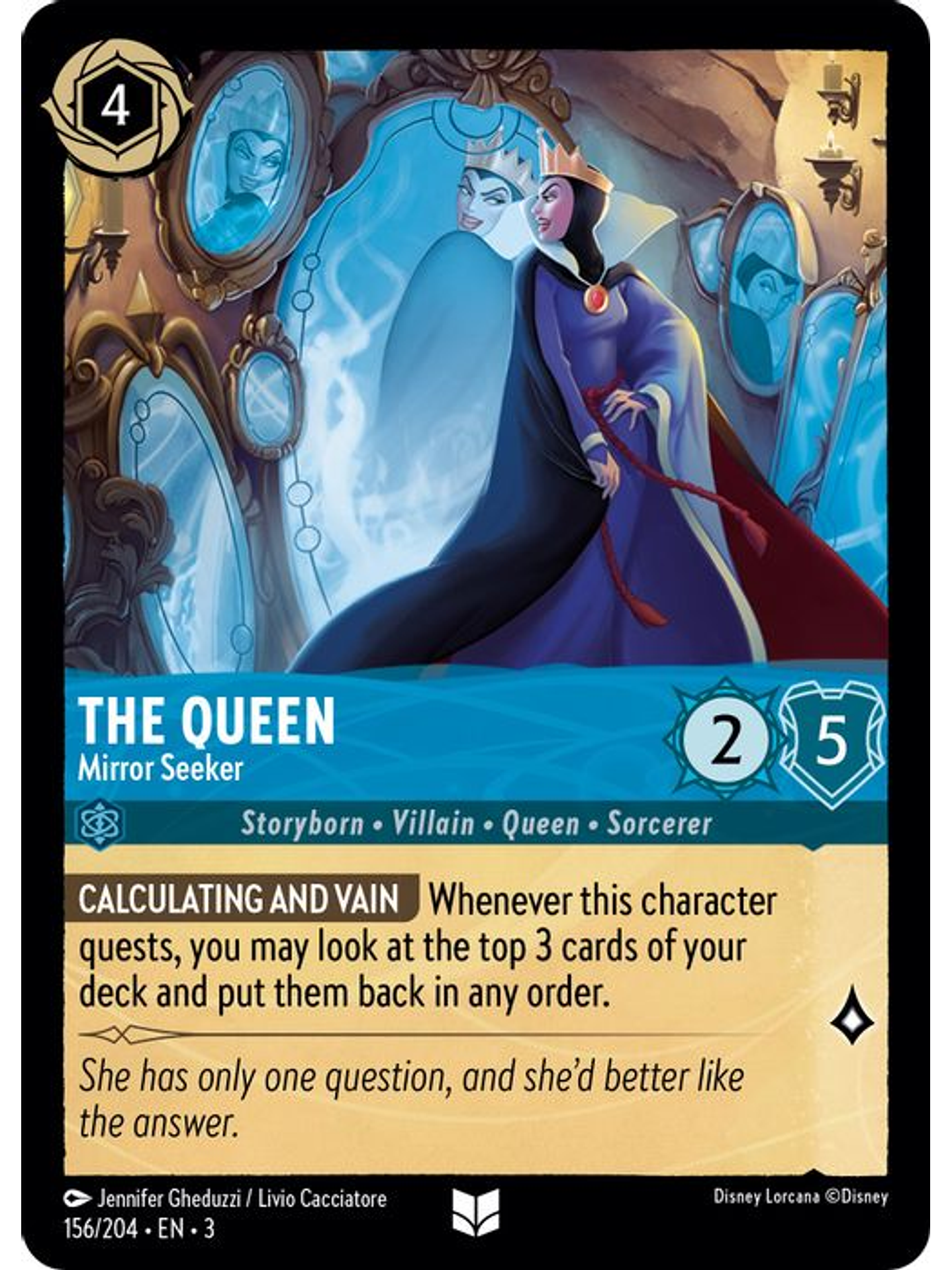 The Queen - Mirror Seeker  - 156/204 - Uncommon 1