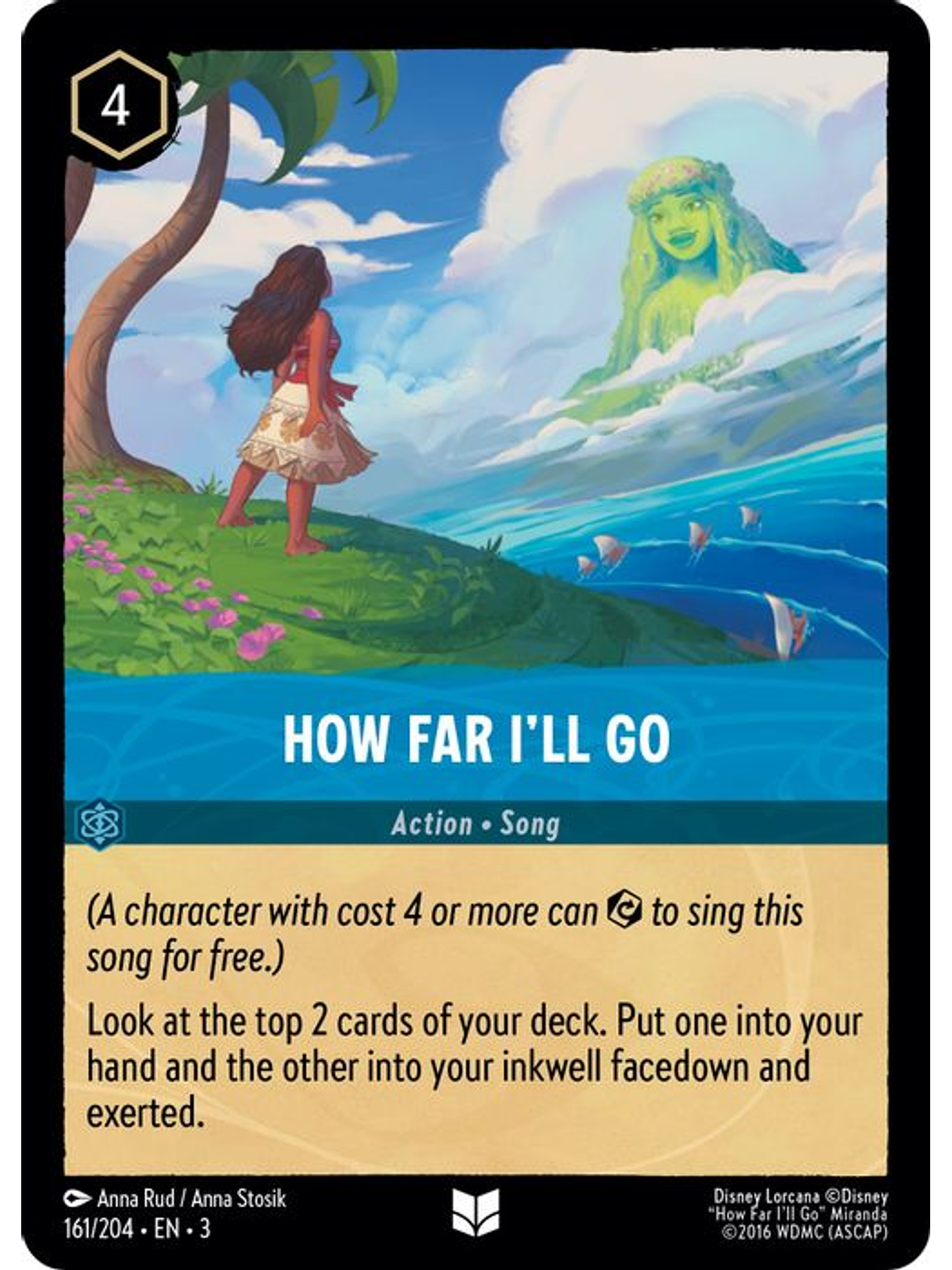 How Far I'll Go  - 161/204 - Uncommon 1