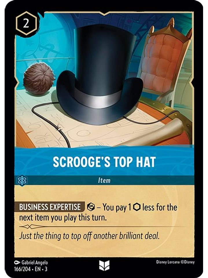 Scrooge's Top Hat  - 166/204 - Uncommon 1
