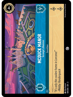 McDuck Manor - Scrooge's Mansion  - 169/204 - Common