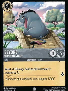 Eeyore - Overstuffed Donkey  - 172/204 - Common