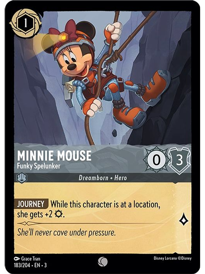 Minnie Mouse - Funky Spelunker  - 183/204 - Common 1