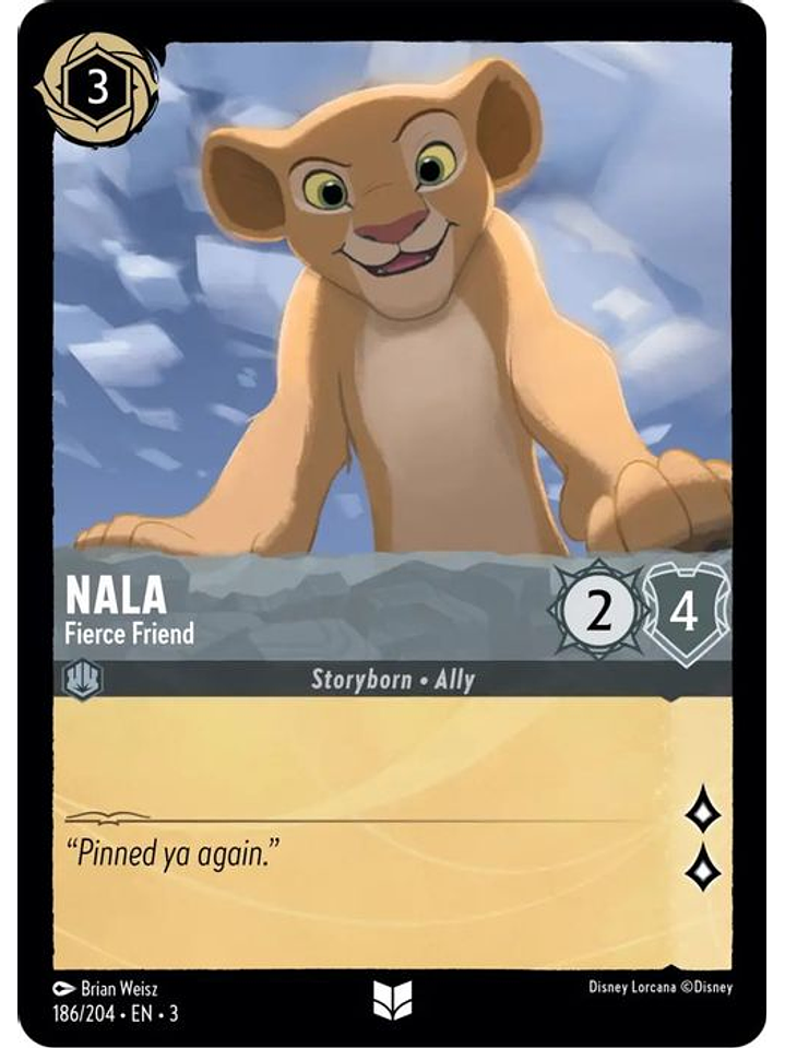 Nala - Fierce Friend  - 186/204 - Uncommon 1