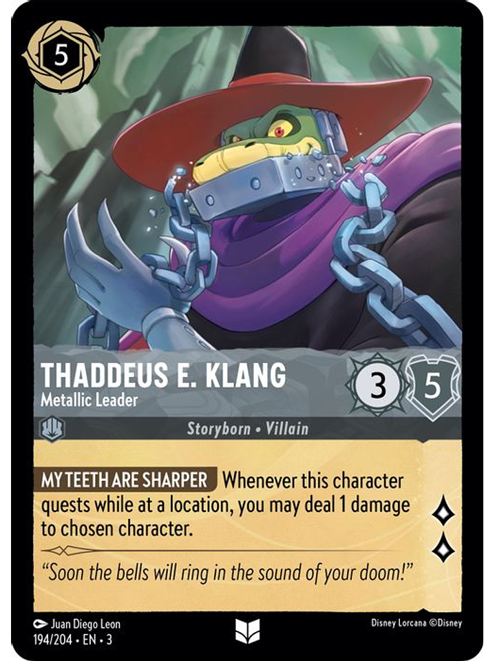 Thaddeus E. Klang - Metallic Leader  - 194/204 - Uncommon 1