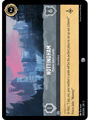 Nottingham - Prince John's Castle  - 203/204 - Common