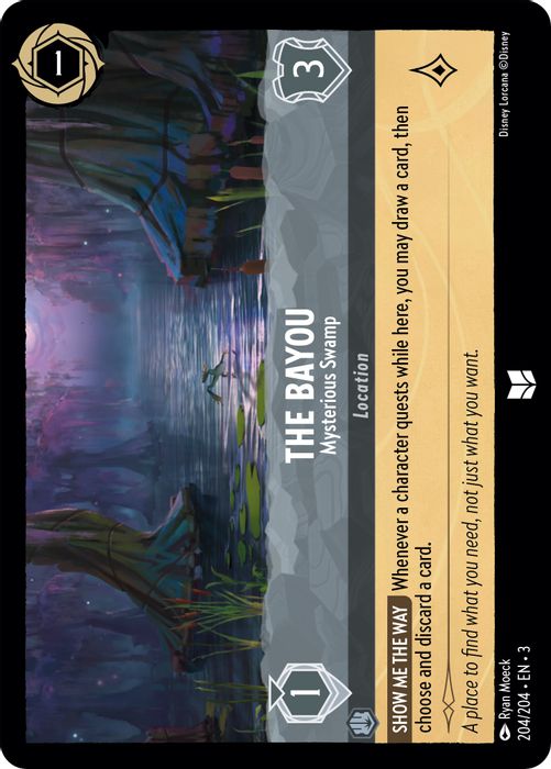 The Bayou - Mysterious Swamp  (FOIL) - 204/204 - Uncommon
