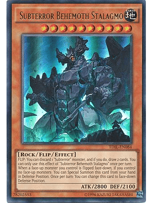 Subterror Behemoth Stalagmo - TDIL-EN084 - Ultra Rare Unlimited