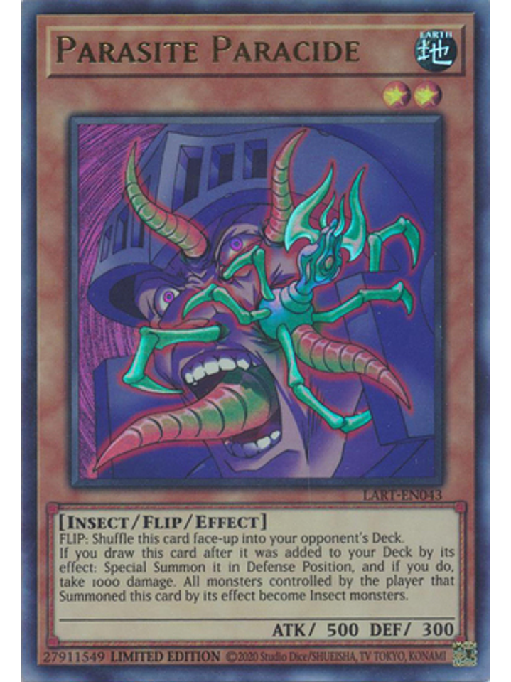 Parasite Paracide - LART-EN043 - Ultra Rare 1