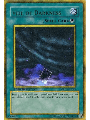 Veil of Darkness - GLD2-EN043 - Gold Rare