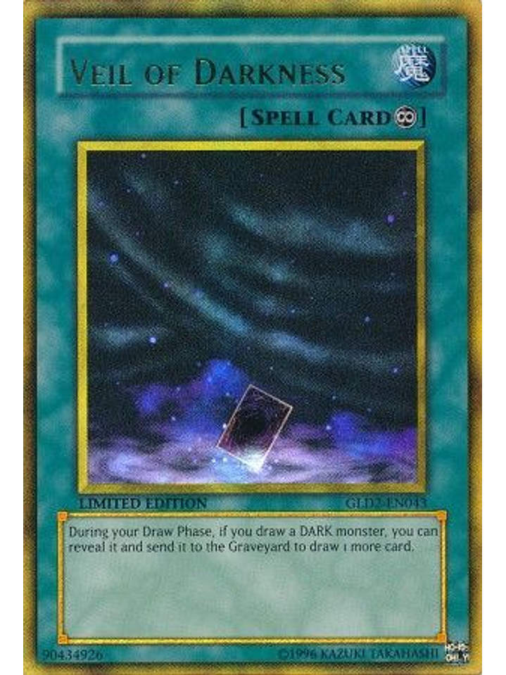 Veil of Darkness - GLD2-EN043 - Gold Rare 1