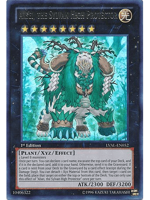 Alsei, the Sylvan High Protector - LVAL-EN052 - Ultra Rare 1st Edition