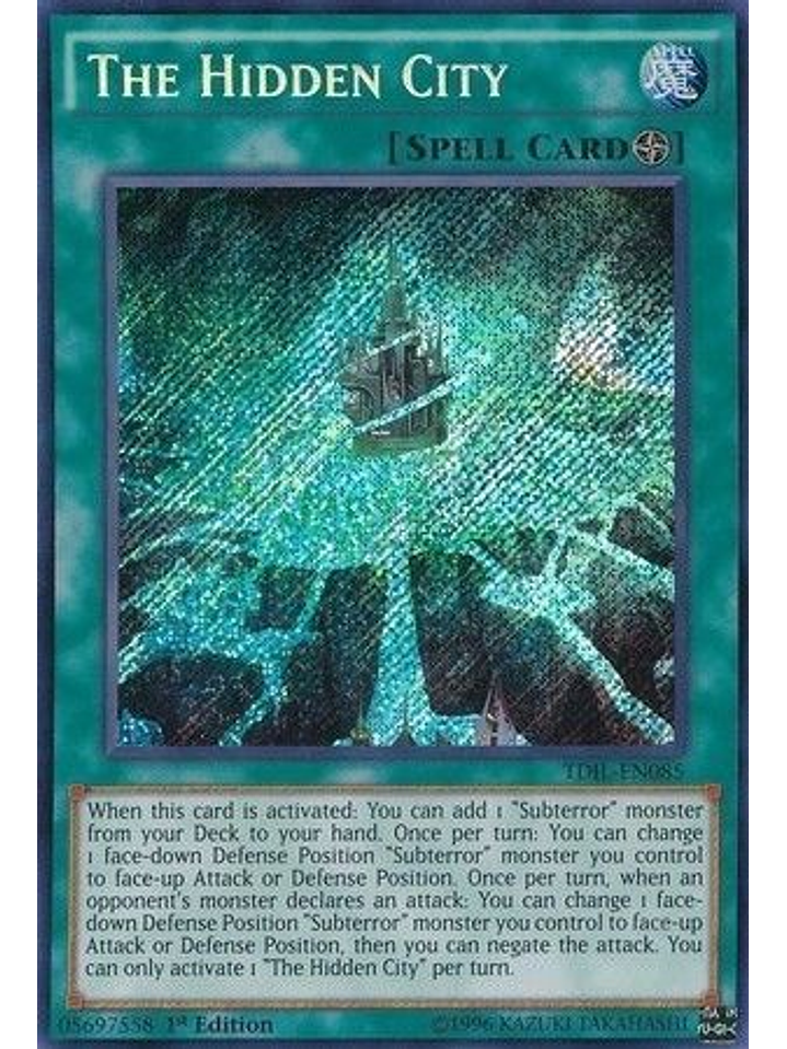The Hidden City - TDIL-EN085 - Secret Rare 1st Edition 1