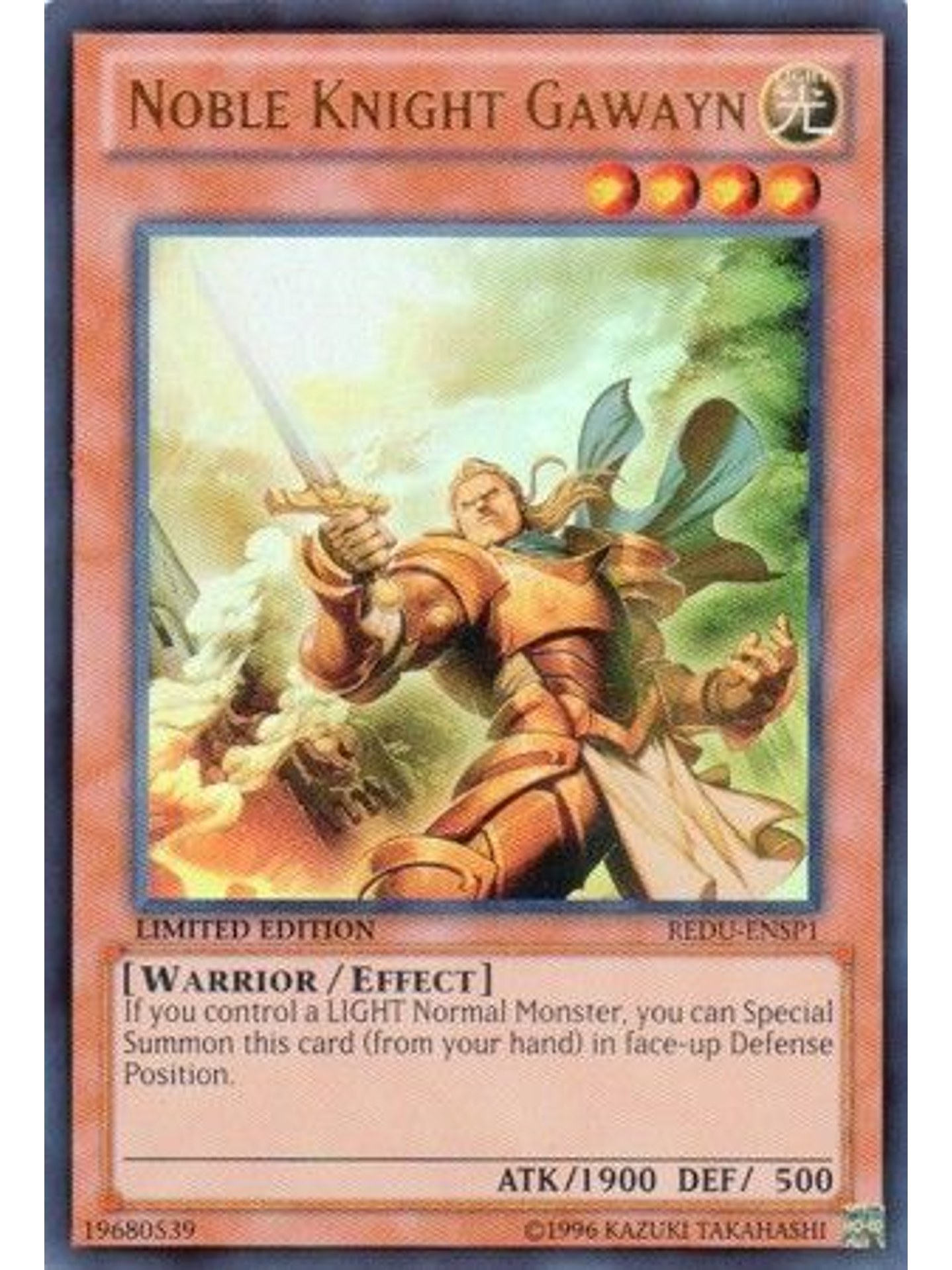 Noble Knight Gawayn - REDU-ENSP1 - Ultra Rare 1