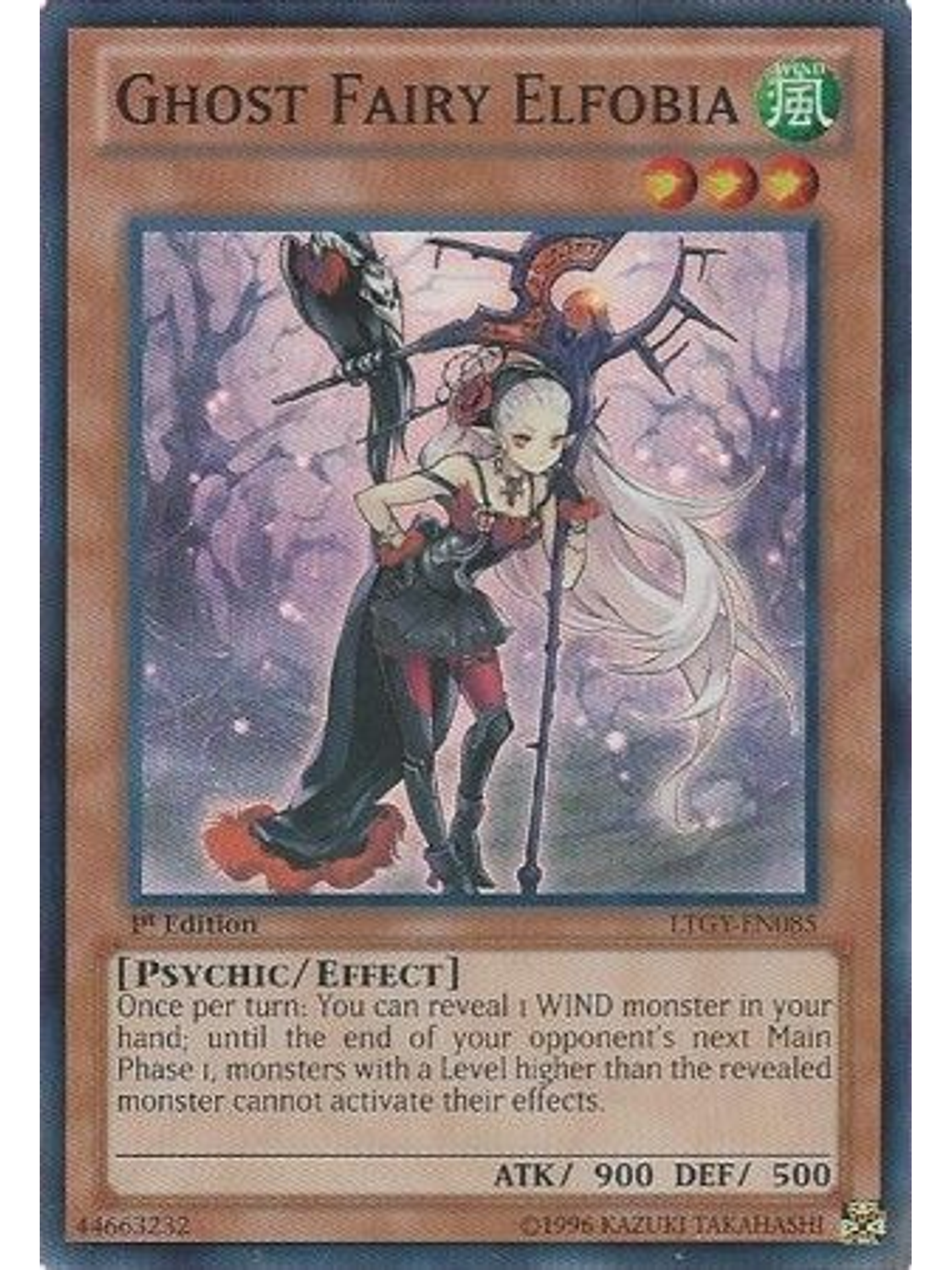 Ghost Fairy Elfobia - LTGY-EN085 - Super Rare 1st Edition 1