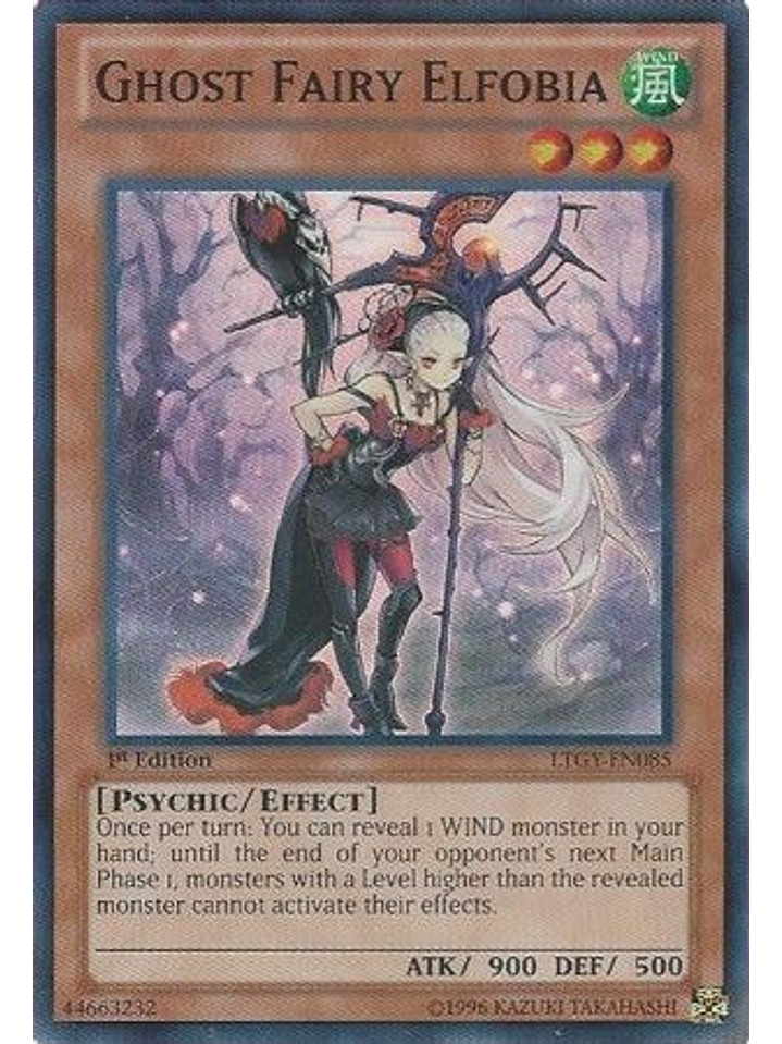 Ghost Fairy Elfobia - LTGY-EN085 - Super Rare 1st Edition 1