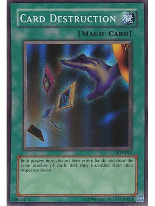 Card Destruction - SDY-042 - Super Rare 1st Edition