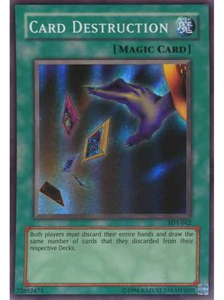 Card Destruction - SDY-042 - Super Rare 1st Edition 1