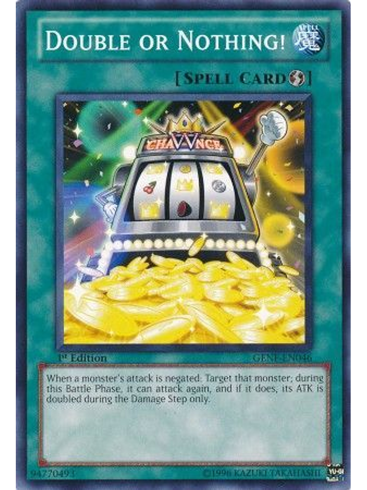Double or Nothing! - GENF-EN046 - Common 1st Edition 1