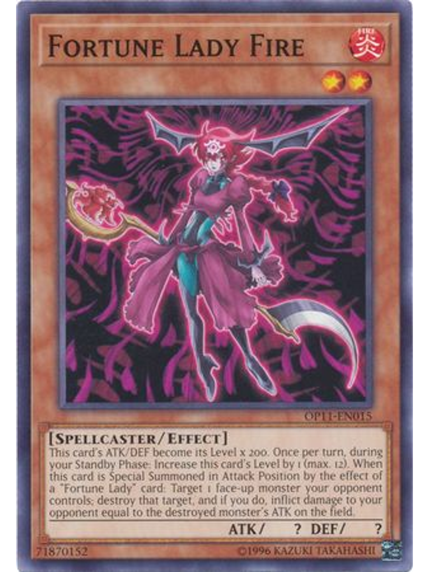 Fortune Lady Fire - OP11-EN015 - Common 1