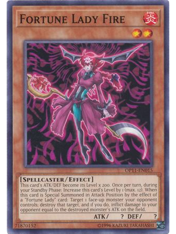 Fortune Lady Fire - OP11-EN015 - Common 1