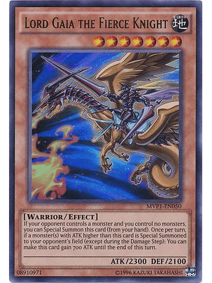 Lord Gaia the Fierce Knight - MVP1-EN050 - Ultra Rare Unlimited