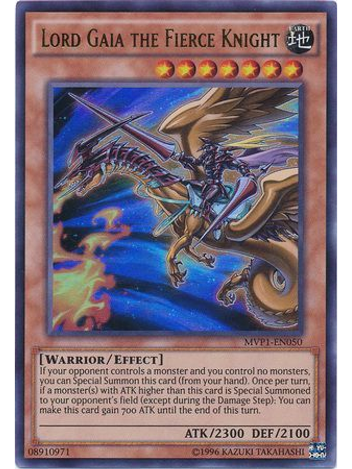 Lord Gaia the Fierce Knight - MVP1-EN050 - Ultra Rare Unlimited 1
