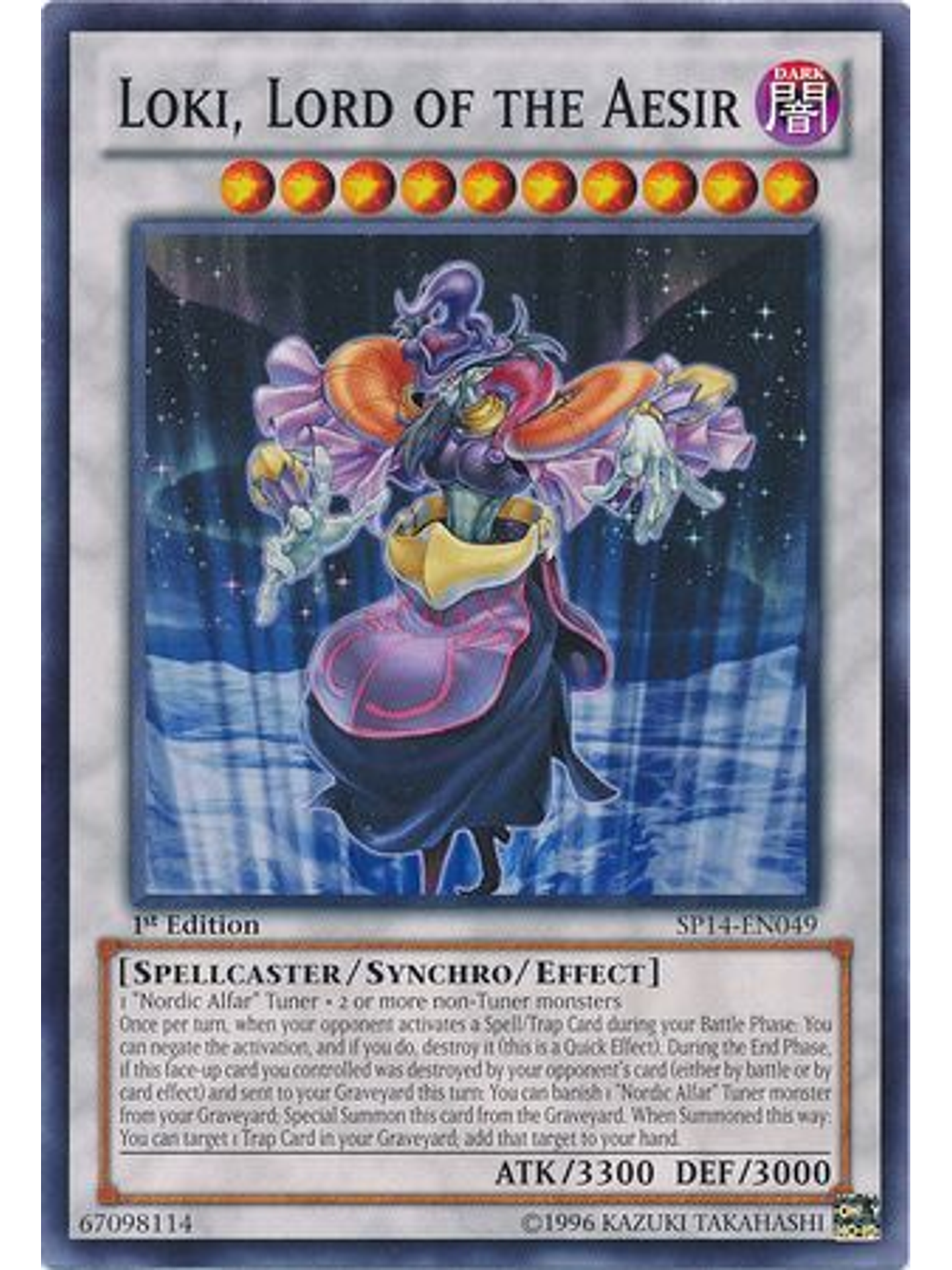 Loki, Lord of the Aesir - SP14-EN049 - Common 1st Edition 1