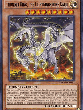 Thunder King, the Lightningstrike Kaiju - MP17-EN046 - Rare 1st Edition
