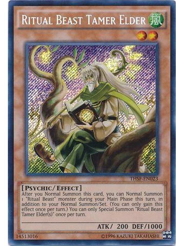 Ritual Beast Tamer Elder - THSF-EN023 - Secret Rare Unlimited 1