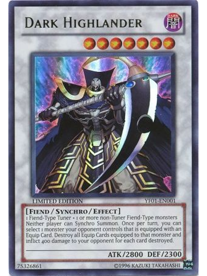 Dark Highlander - YF01-EN001 - Ultra Rare 1