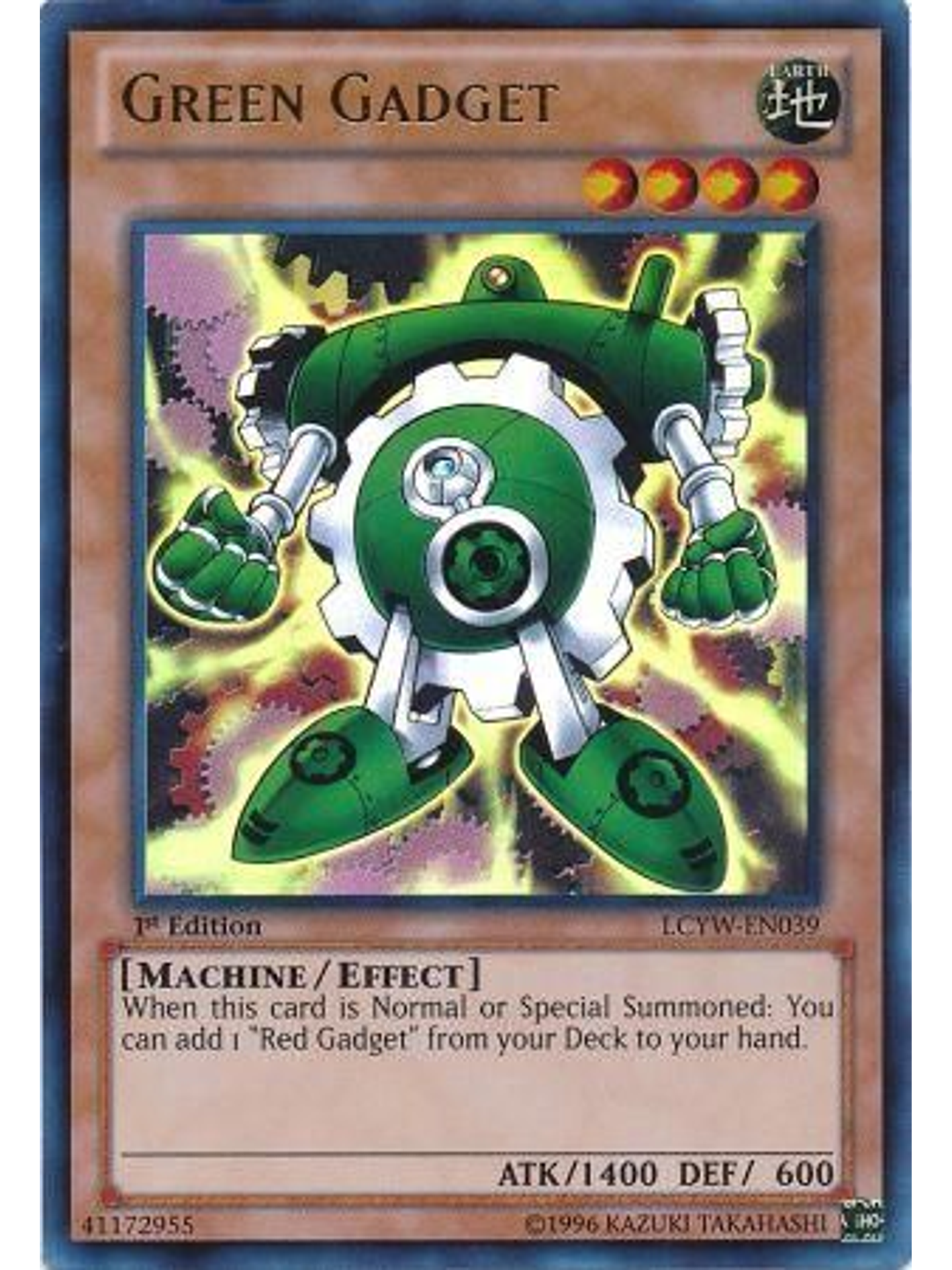 Green Gadget - LCYW-EN039 - Ultra Rare 1st Edition 1
