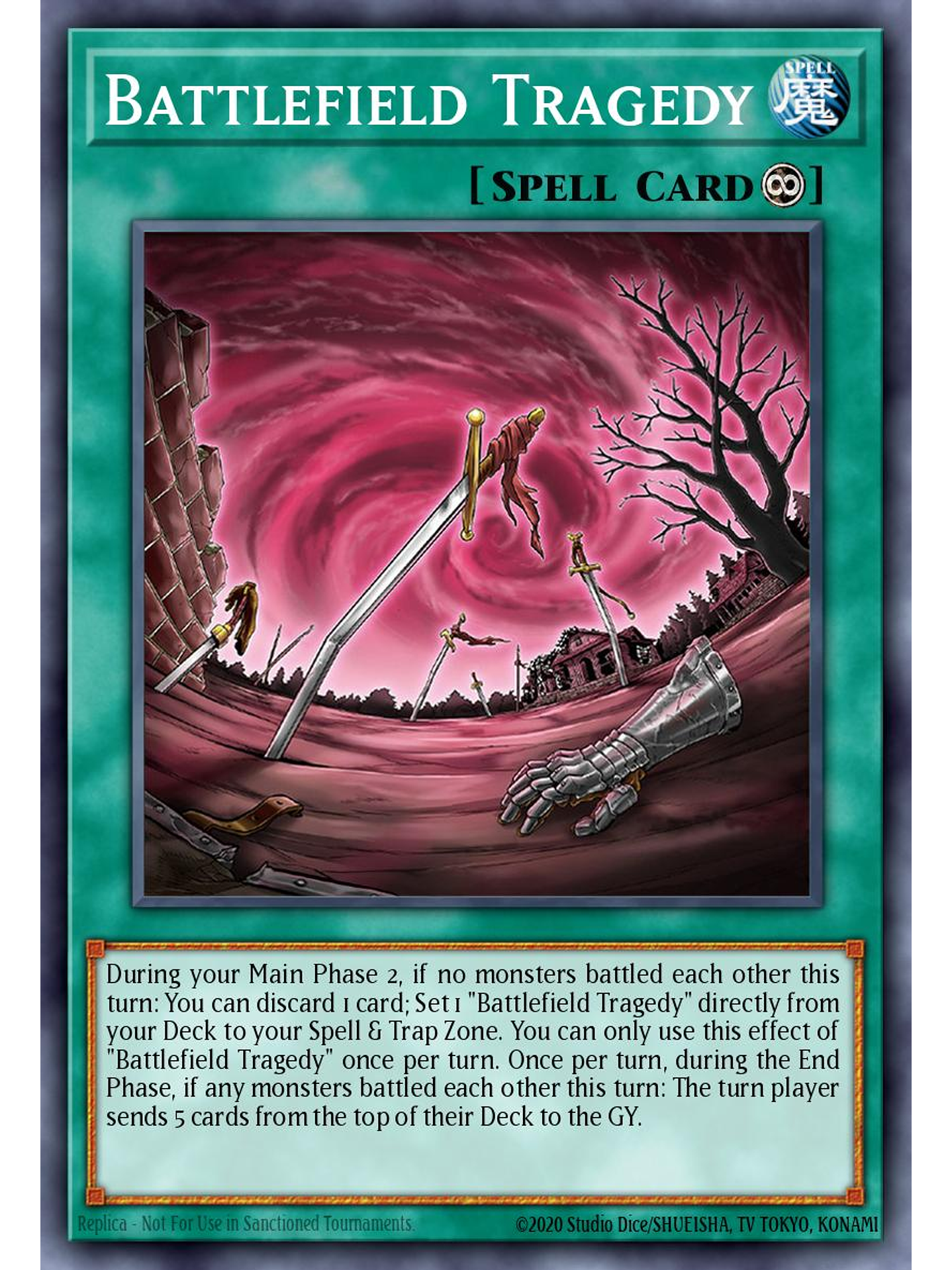 Battlefield Tragedy - BLMR-EN018 - Secret Rare 1st Edition 1