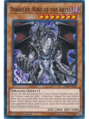 Diabolos, King of the Abyss - SR06-EN004 - Common 1st Edition