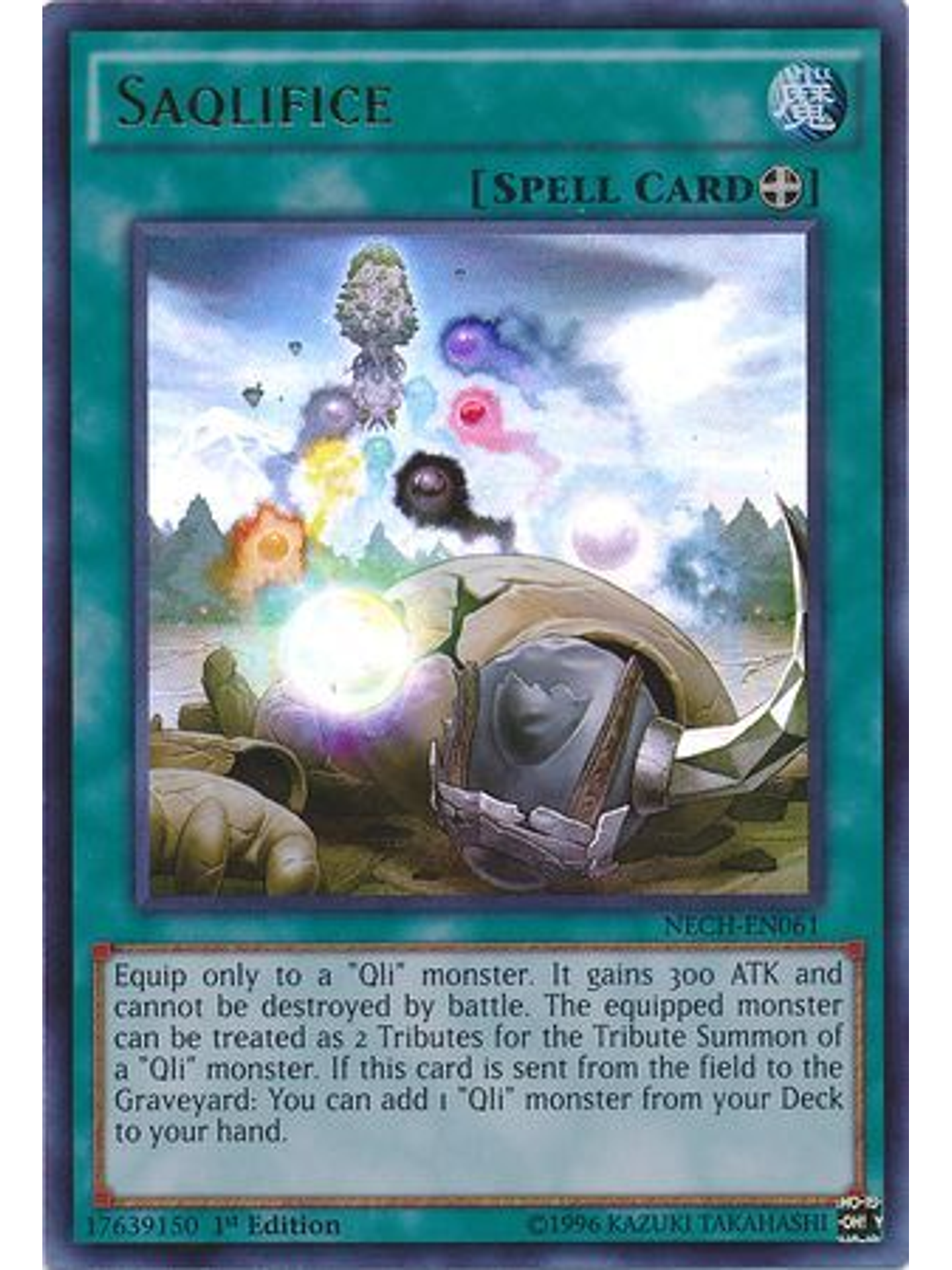 Saqlifice - NECH-EN061 - Ultra Rare 1st Edition 1