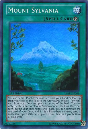 Mount Sylvania - LVAL-EN063 - Super Rare 1st Edition