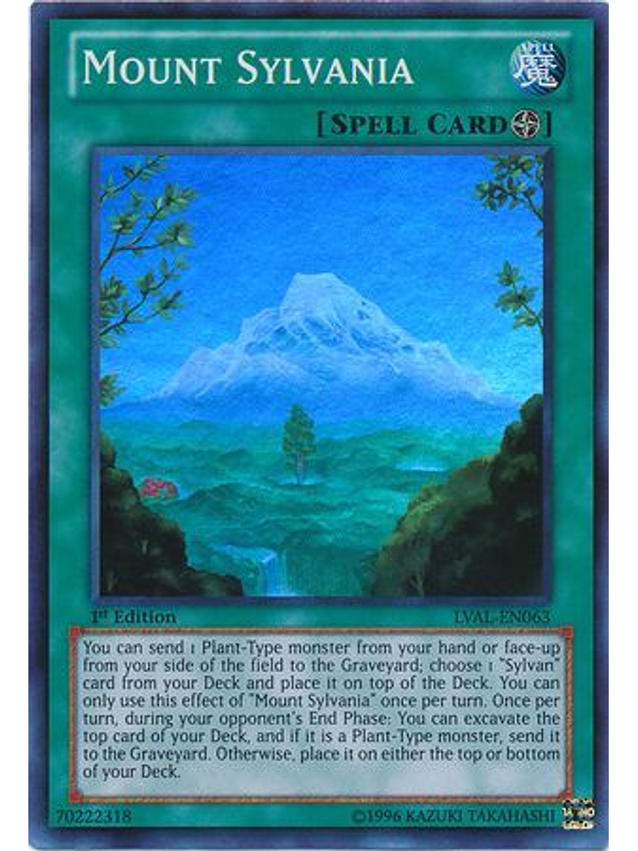 Mount Sylvania - LVAL-EN063 - Super Rare 1st Edition 1