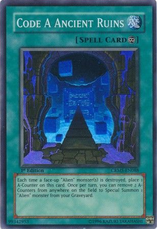 Code A Ancient Ruins - CRMS-EN088 - Super Rare 1st Edition