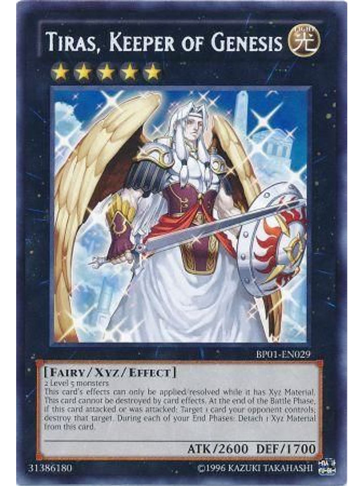 Tiras, Keeper of Genesis - BP01-EN029 - Rare Unlimited 1
