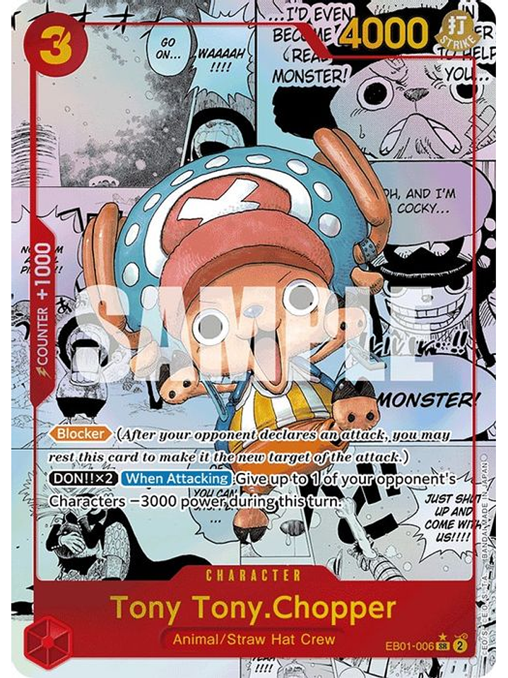 EB01-006 (Alternative Art) Tony Tony.Chopper (Manga) 1