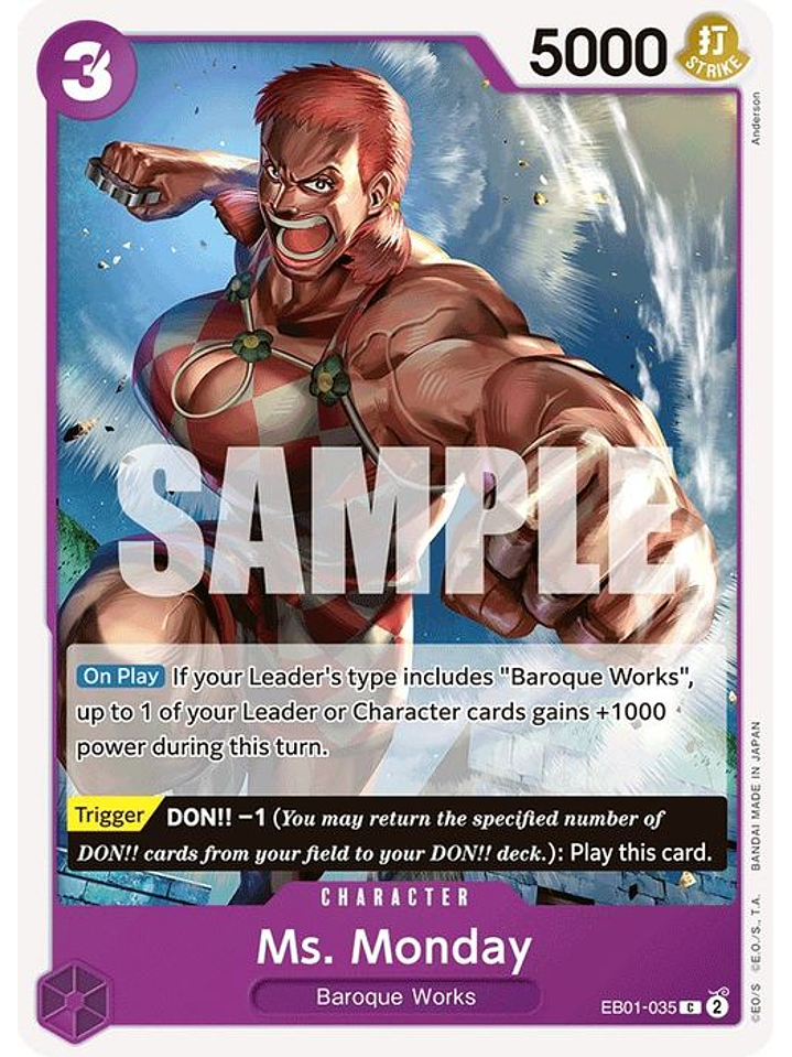 EB01-035 C Ms. Monday 1