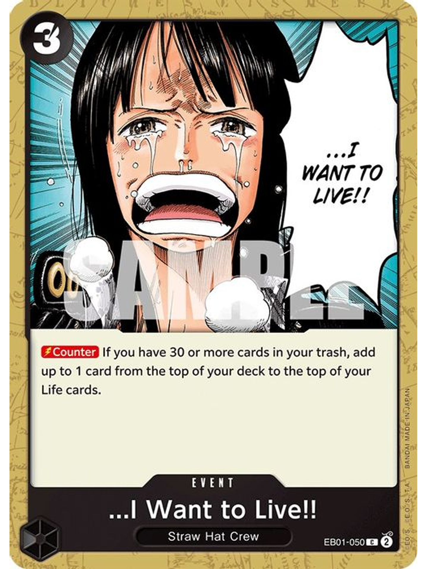 EB01-050 C ...I Want to Live!! 1