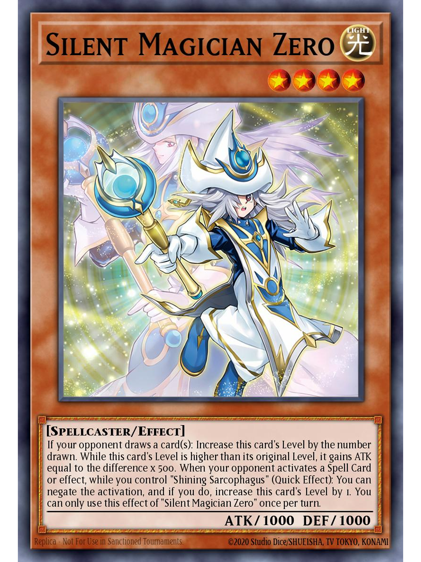 Silent Magician Zero - LEDE-EN003 - Secret Rare 1st Edition 1