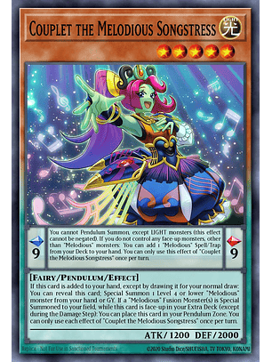 Couplet the Melodious Songstress - LEDE-EN010 - Common 1st Edition