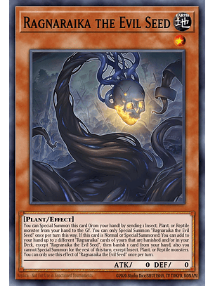 Ragnaraika the Evil Seed - LEDE-EN013 - Secret Rare 1st Edition
