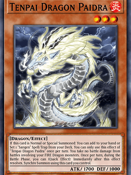Tenpai Dragon Paidra - LEDE-EN016 - Super Rare 1st Edition