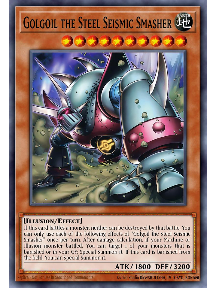 Golgoil the Steel Seismic Smasher - LEDE-EN026 - Common 1st Edition 1
