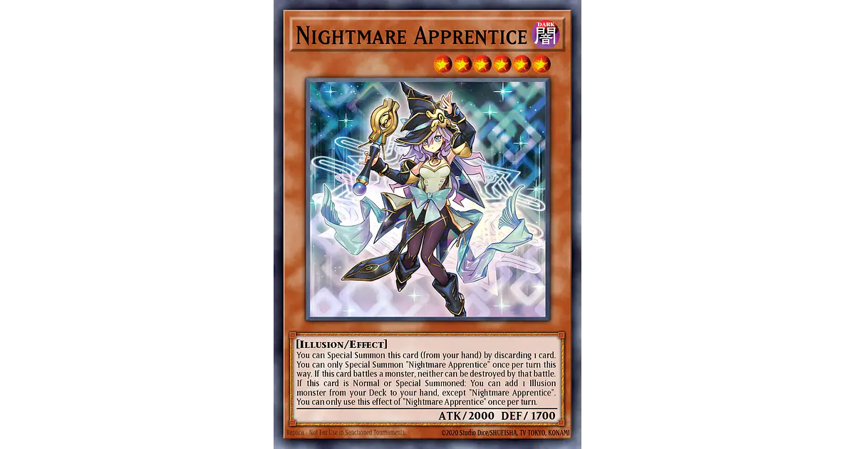 Nightmare Apprentice - LEDE-EN029 - Secret Rare 1st Edition